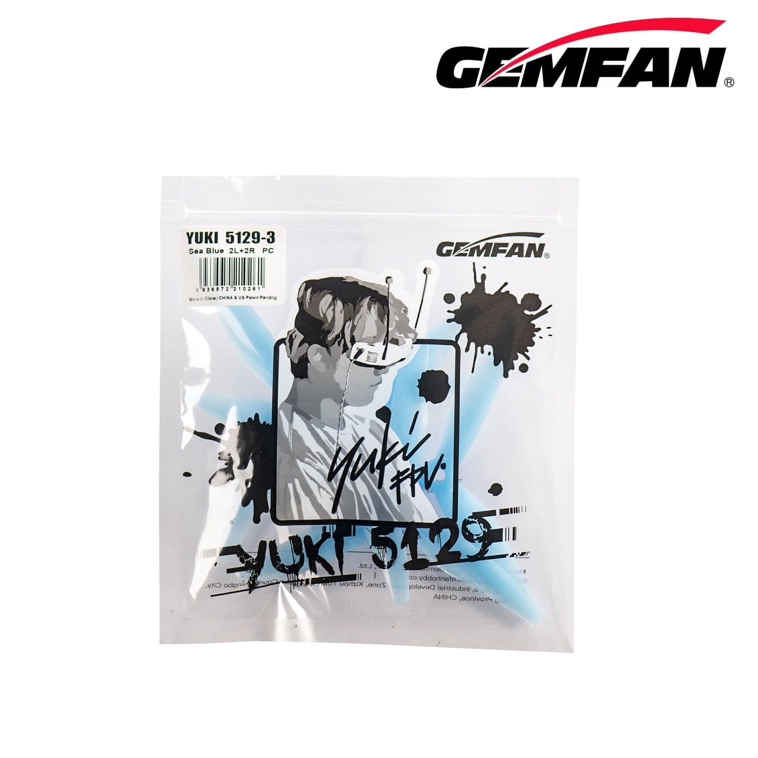 Gemfan Yuki 5129 3-Blade Prop for fpv drones 7