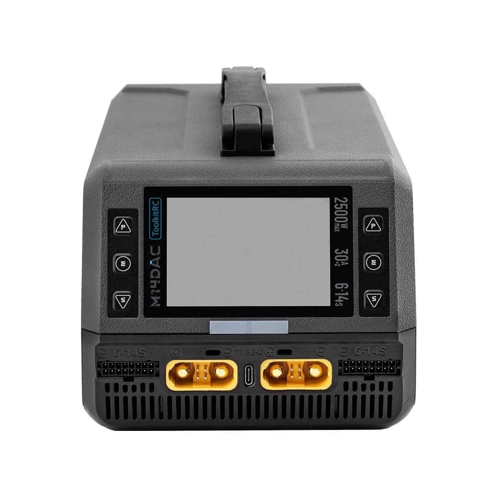 ToolkitRC M14DAC 2500W 6-14S Dual Charger for fpv drones 1