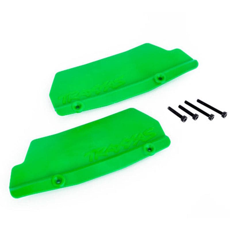 Traxxas 9519G Rear Left & Right Mud Guards Green w/3x15 (2) 3x25mm (2) : Sledge for fpv drones