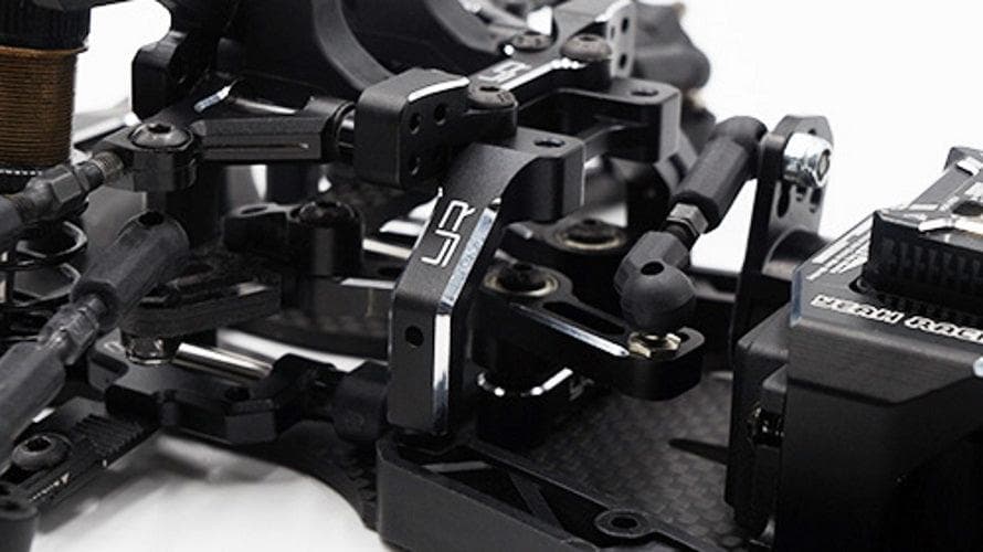 Yeah Racing Aluminum Suspension /Steering Performance Upgrade Black Yokomo YD2 for fpv drones 4