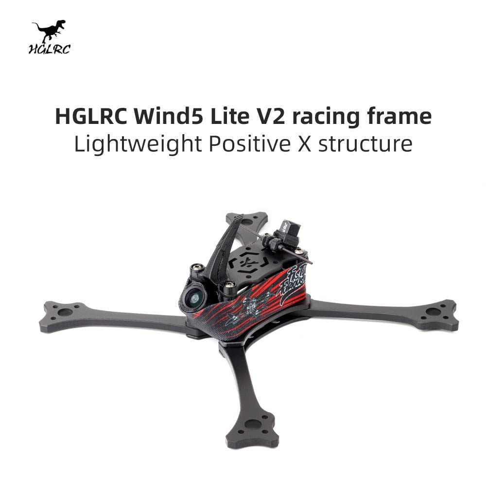 HGLRC Wind5 Lite V2 Frame Kit for racing