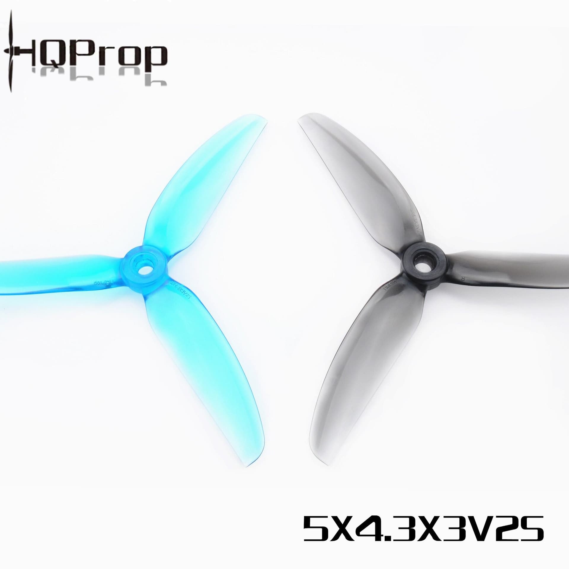 HQ Freestyle Prop 5X4.3X3V2S Light Grey (2CW+2CCW)-Poly Carbonate for fpv drones 2
