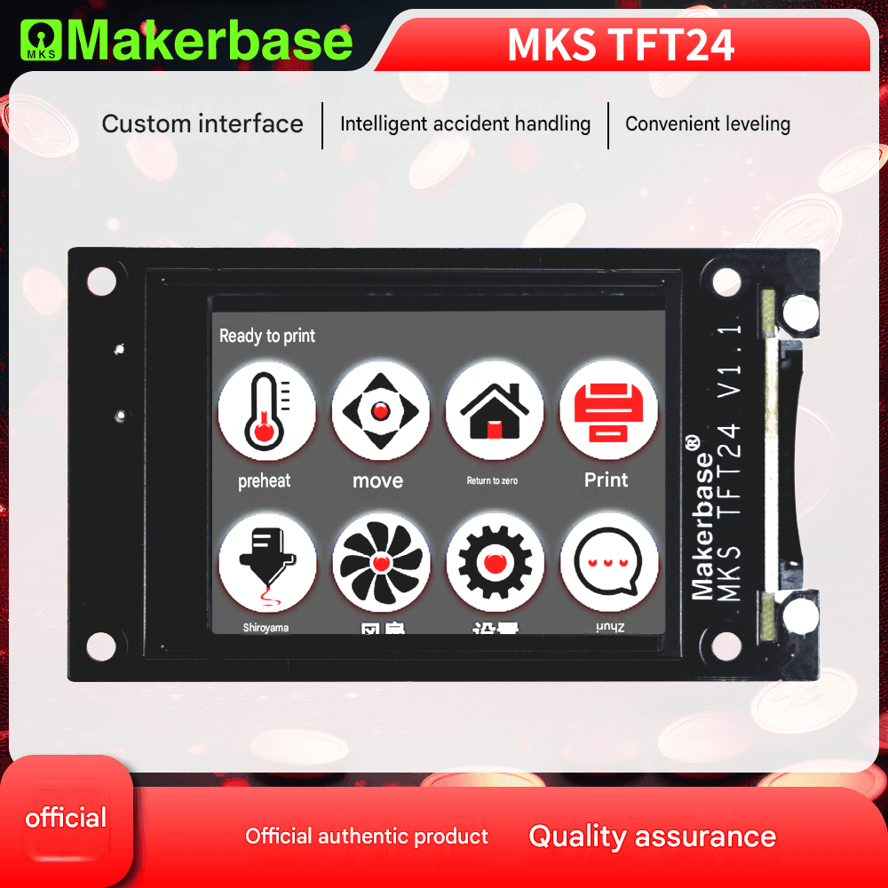 Makerbase MKS TFT24 3D Printer: Full-color Touchscreen, 2.4-inch Display