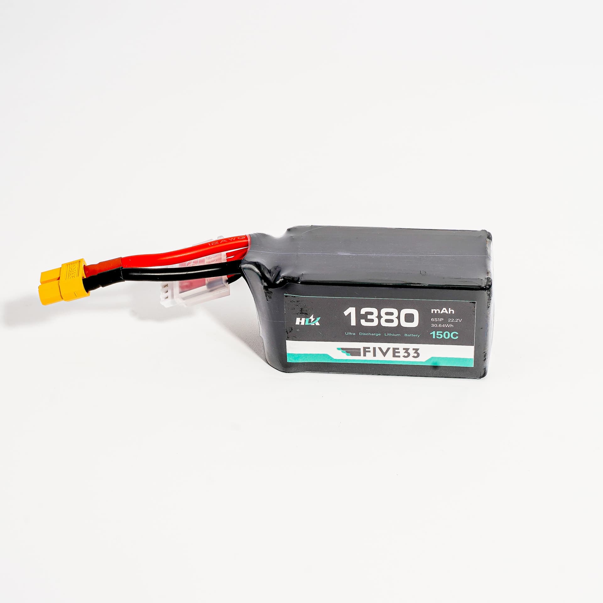 Five33 "Budget" 1380mah 6S 150C Lipo Battery for fpv drones 2