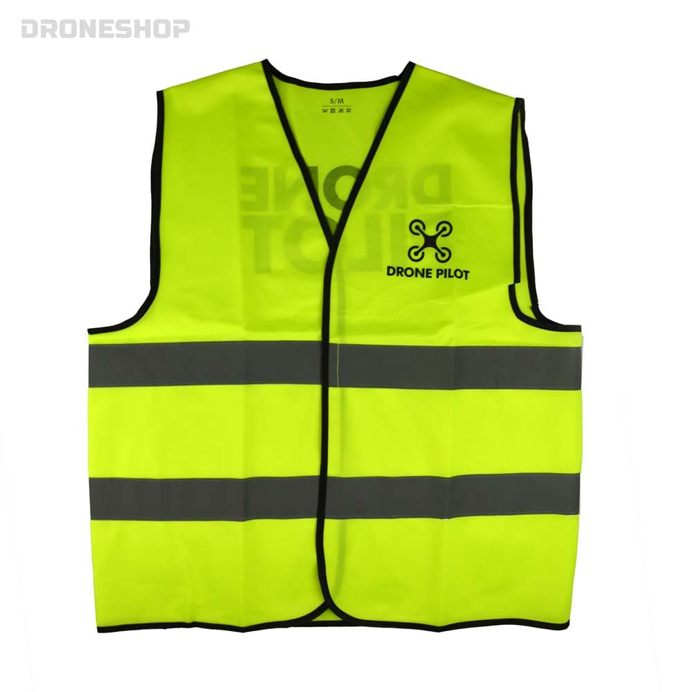 Veiligheidshesje - Drone Pilot - GEEL - Maat S/M for fpv drones 1