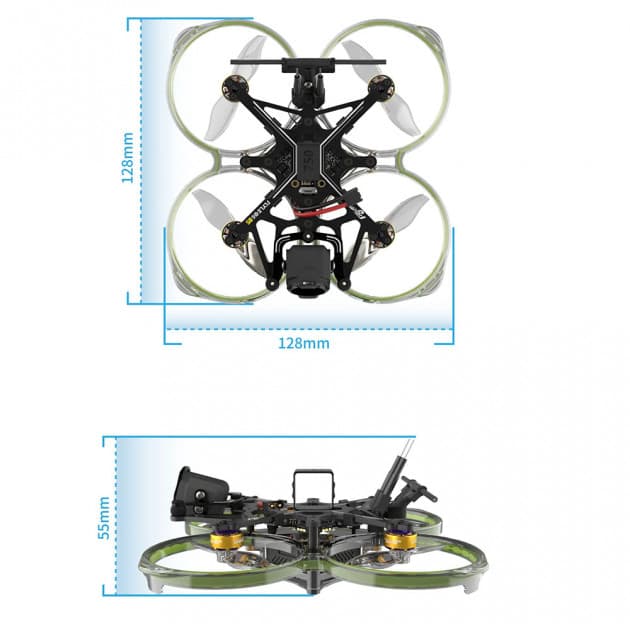 Flywoo FlyLens 85 ELRS 2S Cinewhoop drone for fpv drones 6