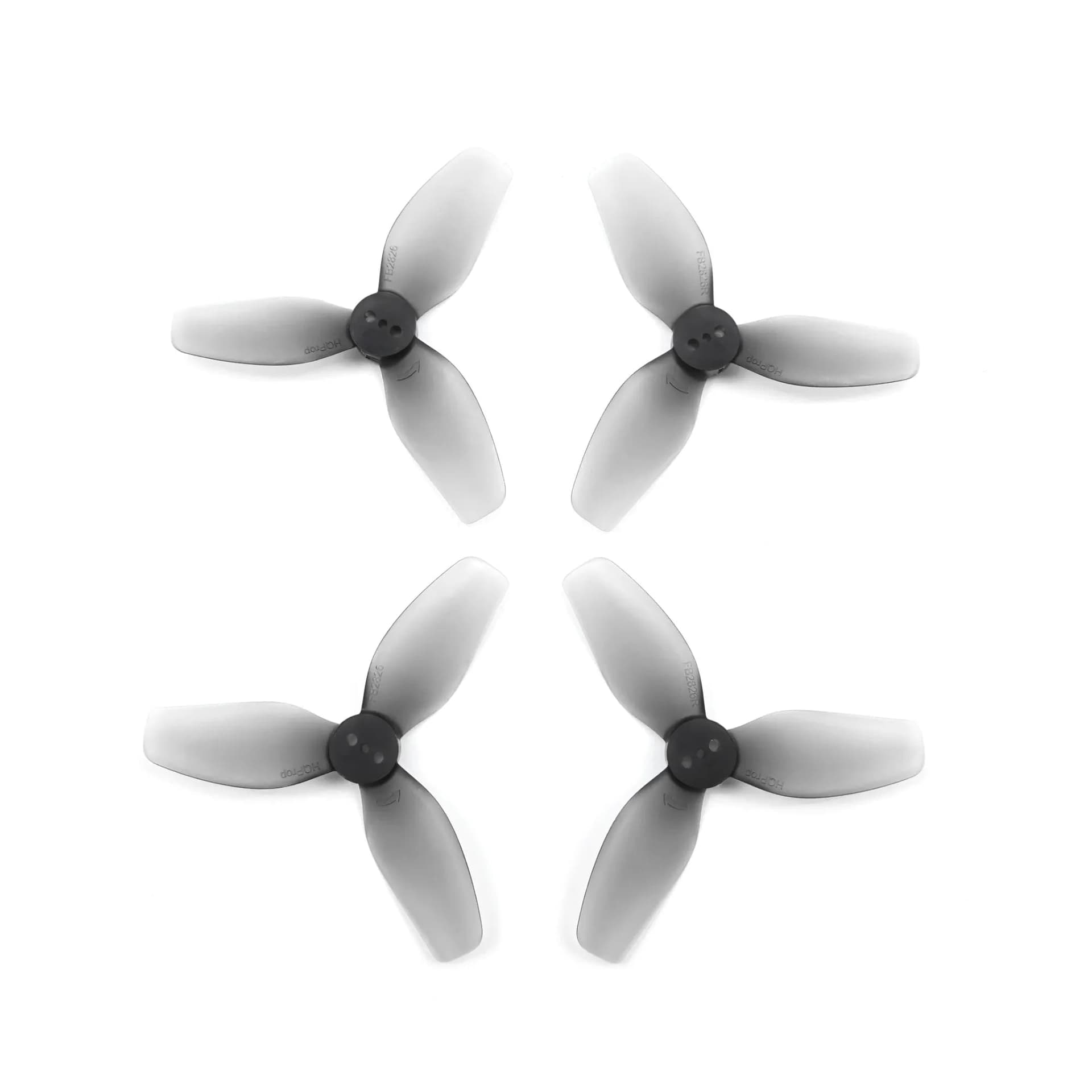 HQProp FB2826 Grey 2.8 Inch Propellers (2CW+2CCW) - Poly Carbonate for fpv drones