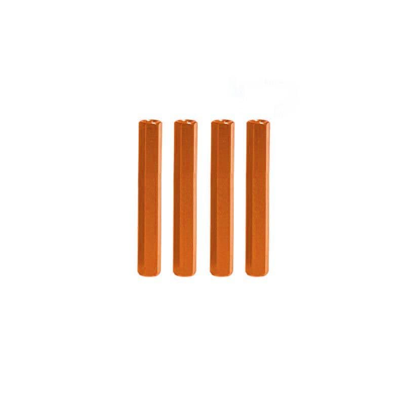 M3 Aluminium Standoffs (4 stuks) - HEX - 40mm - ORANJE