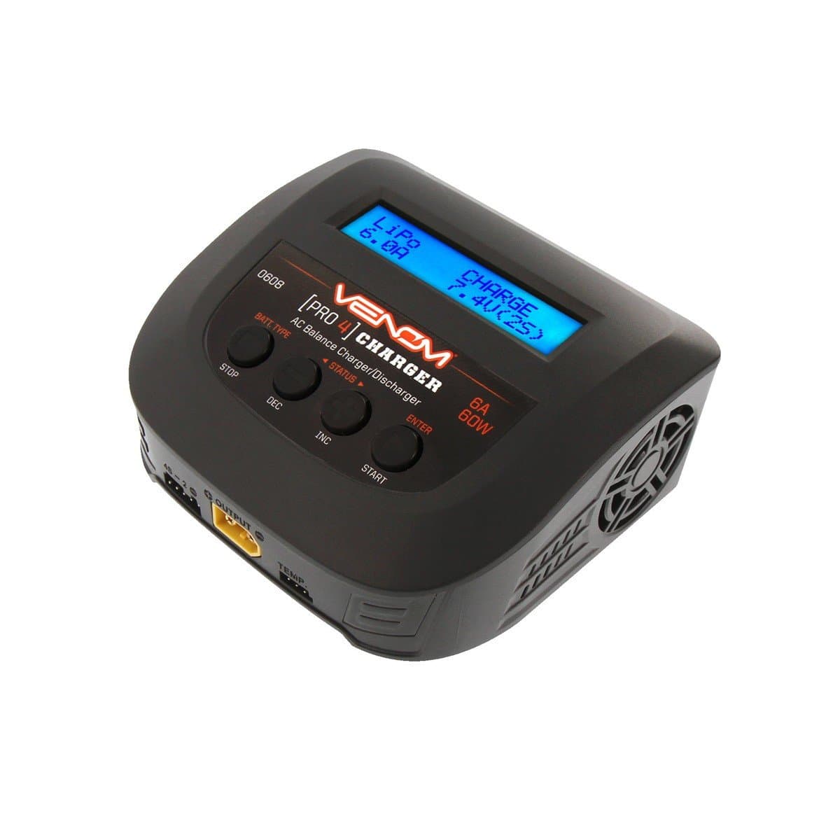 VENOM PRO 4 60W AC 6A LIPO/LIHV & NIMH RC BATTERY BALANCE CHARGER for fpv drones