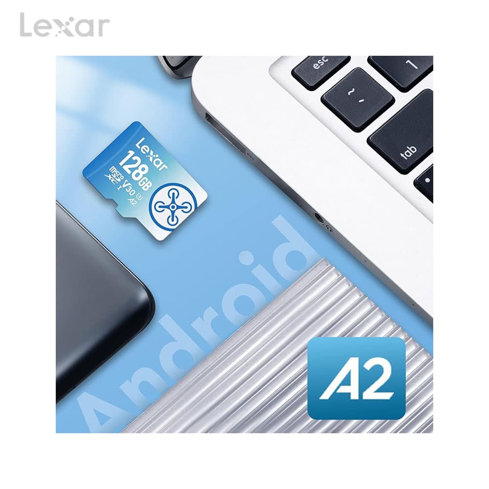Lexar Fly Series MicroSD Geheugenkaart - 128GB for fpv drones 1