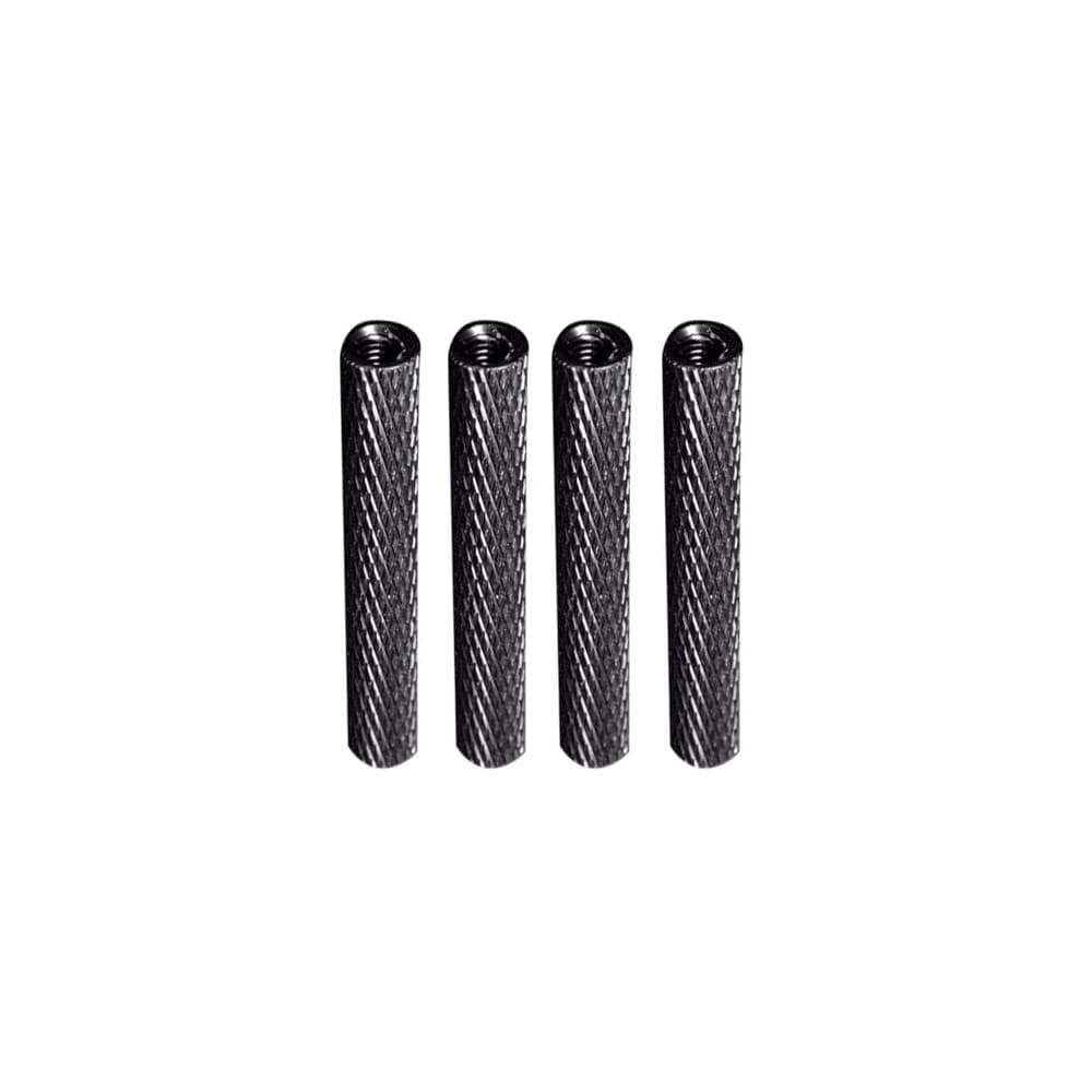 M3 Aluminium Standoffs (4 stuks) - GEKARTELD - 40mm - ZWART for fpv drones