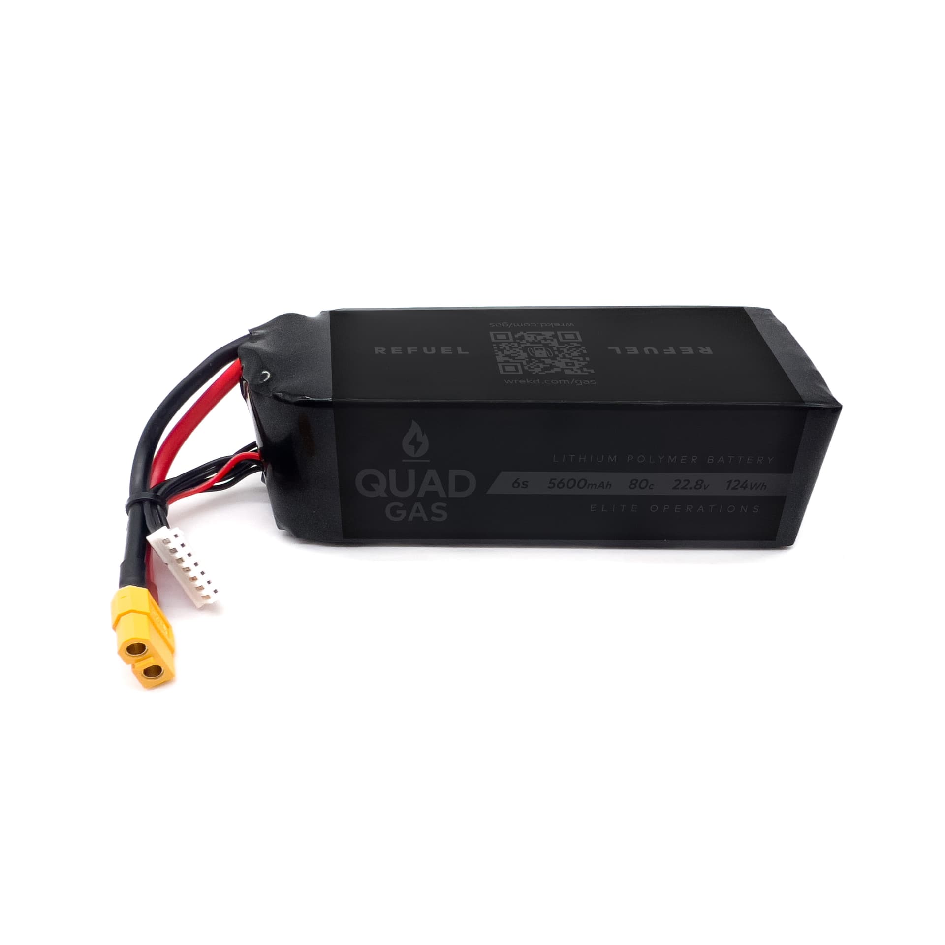 Quad Gas Elite Ops 6S 5600mAh 80C Battery for fpv drones