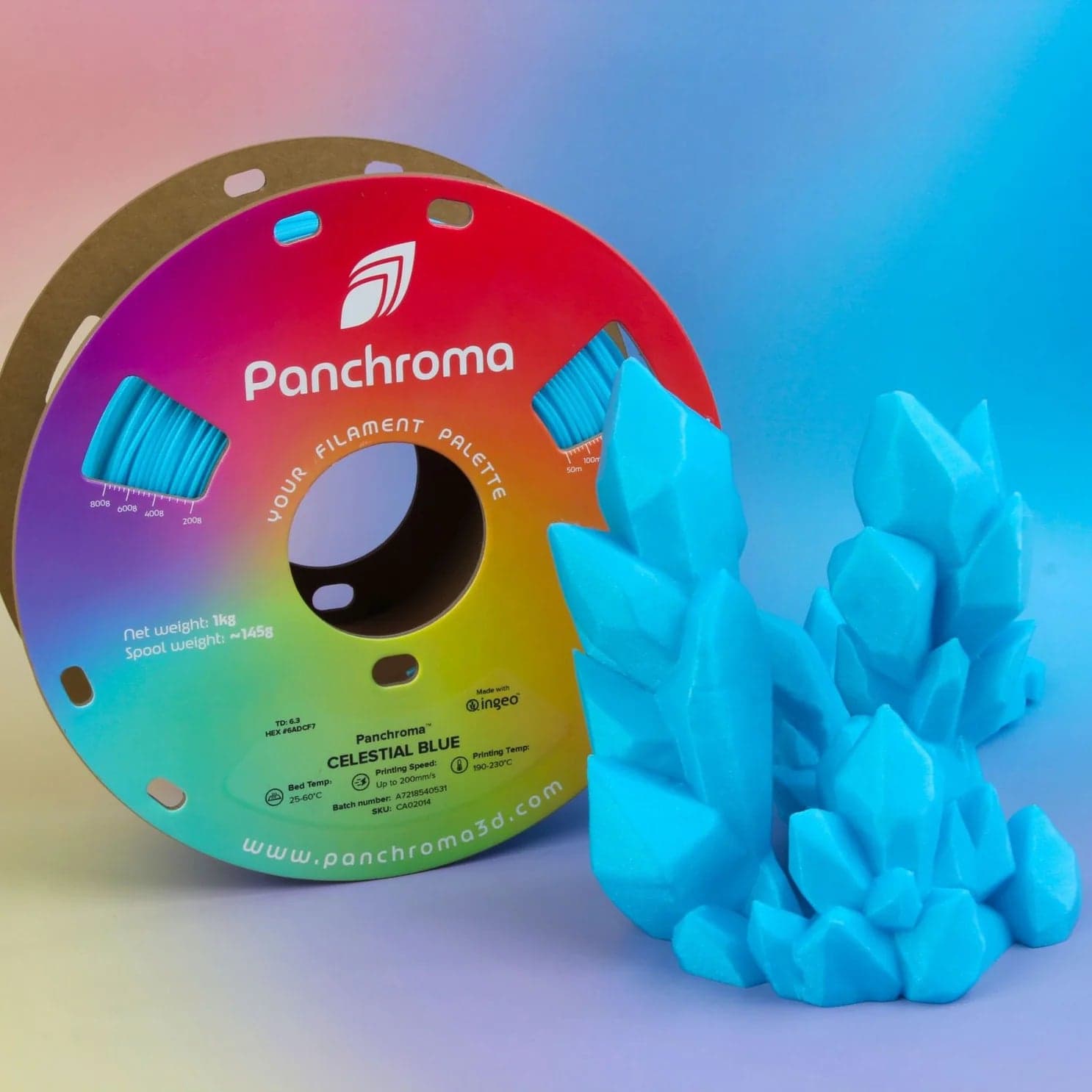 Polymaker Panchroma Celestial PLA 1.75mm Filament 1kg for fpv drones 4