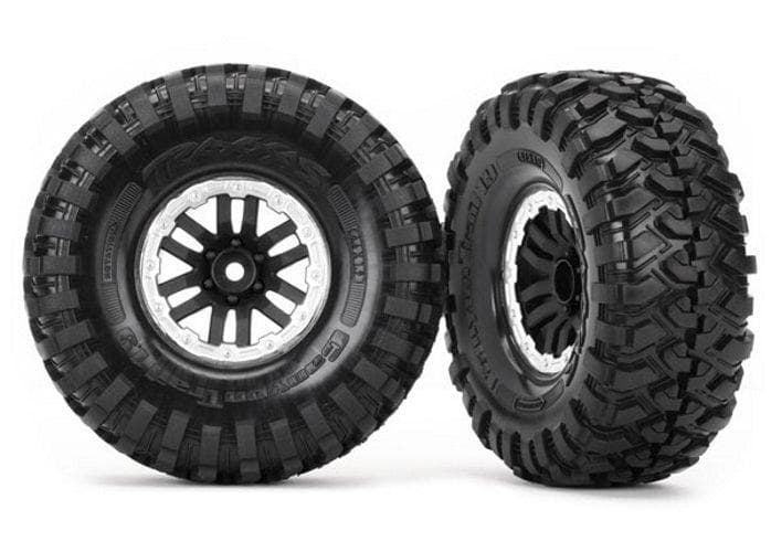 Traxxas 8272X Canyon Trail 1.9 Tires On TRX-4 Satin Bealock Wheels for fpv drones