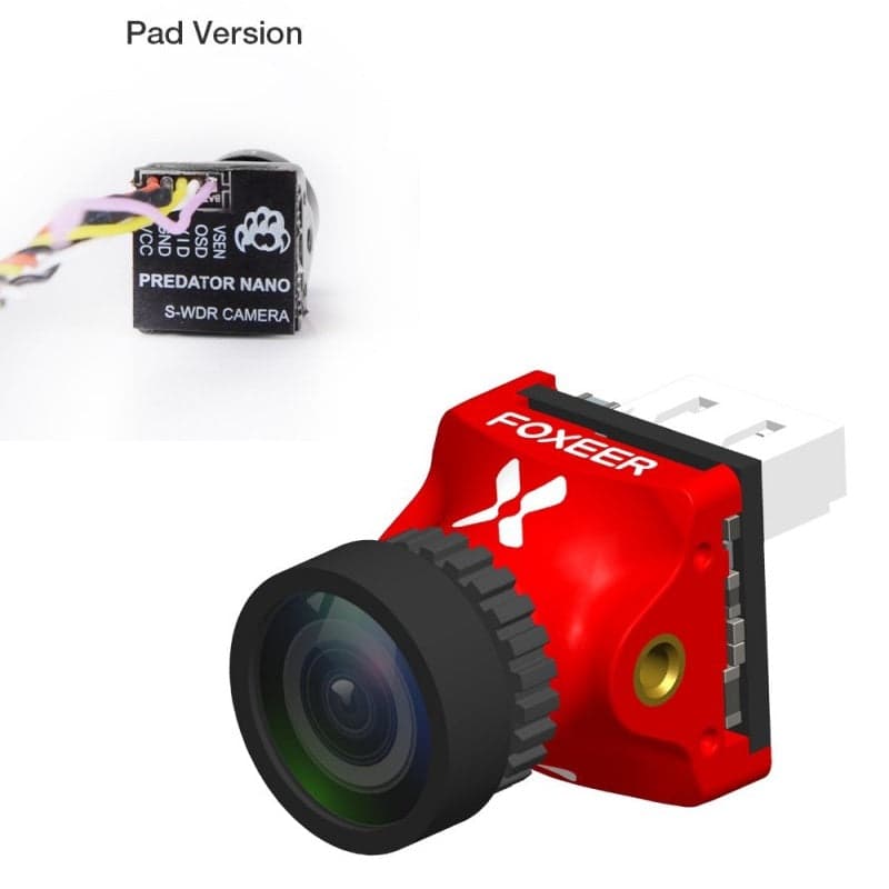 Foxeer Nano Predator 5 Racing FPV Camera 4ms Latency Super WDR for fpv drones 5
