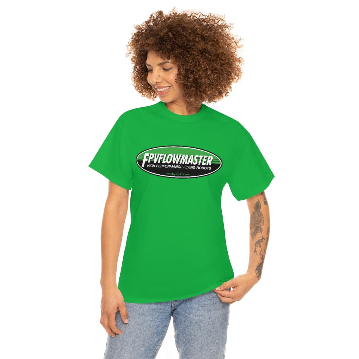 FPV Flow Master - Green Logo - T-Shirt for fpv drones 119