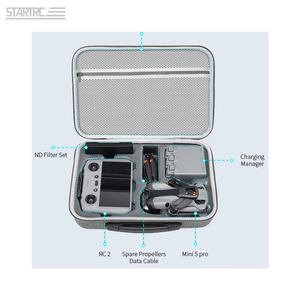 StartRC Carrying Case (Nylon) voor DJI Mini 5 Pro / DJI Lito Series for fpv drones 5
