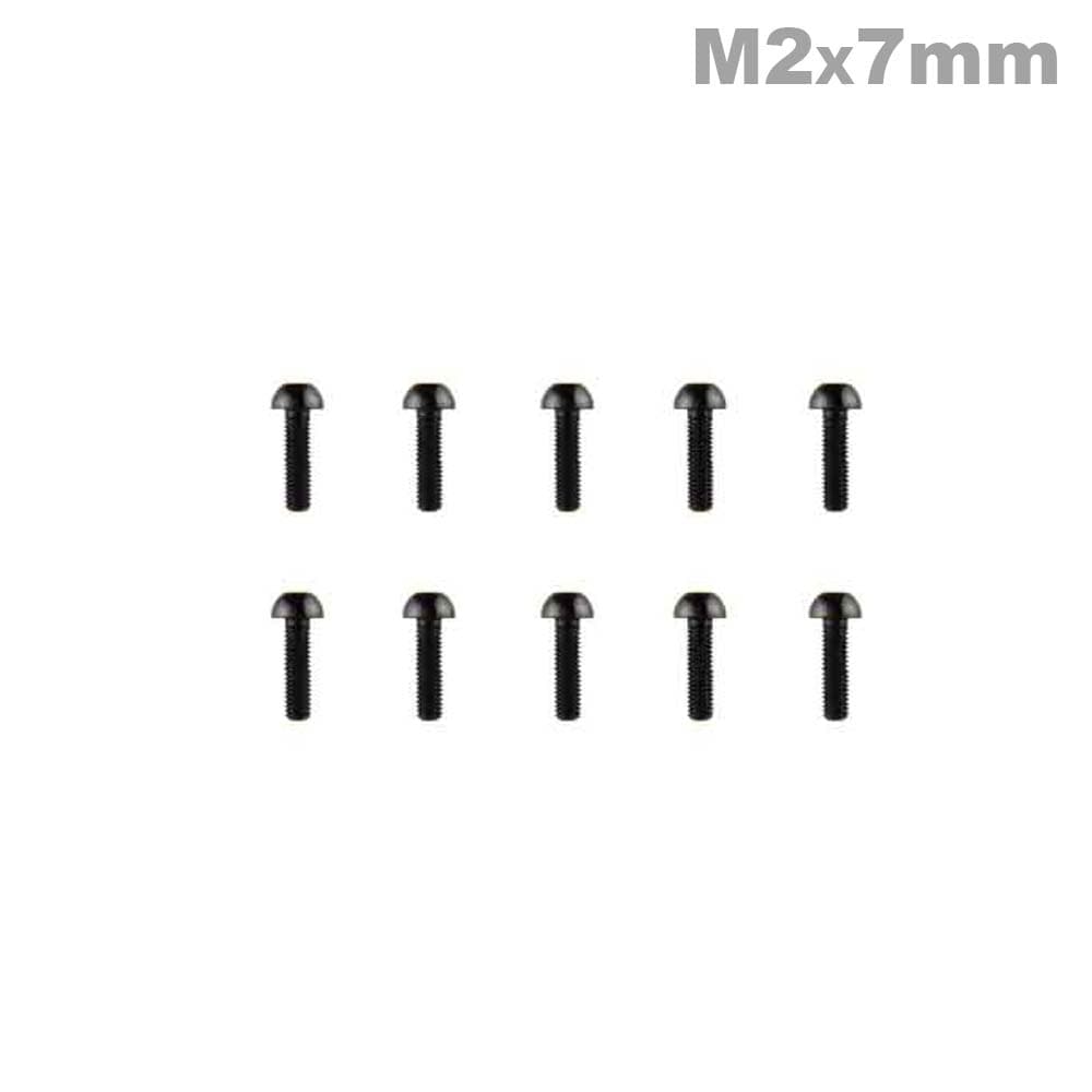 M2x7mm Aluminium Bolkop Hex Schroef (10 stuks) - ZWART for fpv drones 2