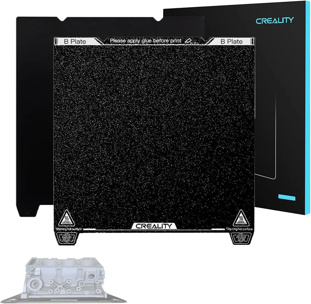 Creality K1/Ender 3 V3 Black Texture PEI Build Plate for fpv drones 1
