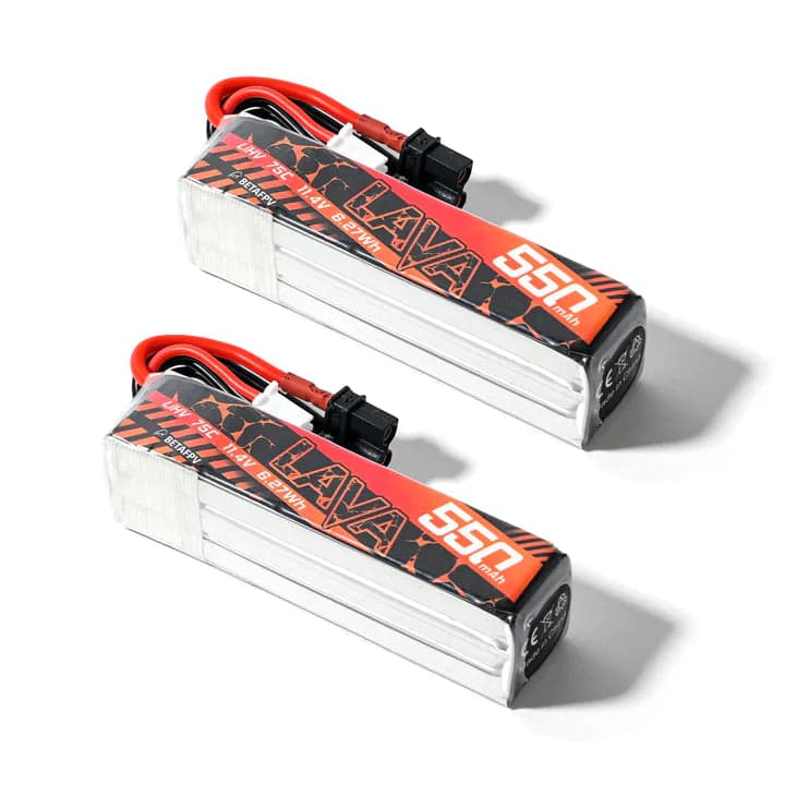 BETAFPV LAVA 3S 550mAh 75C XT30 Battery (2PCS) for fpv drones