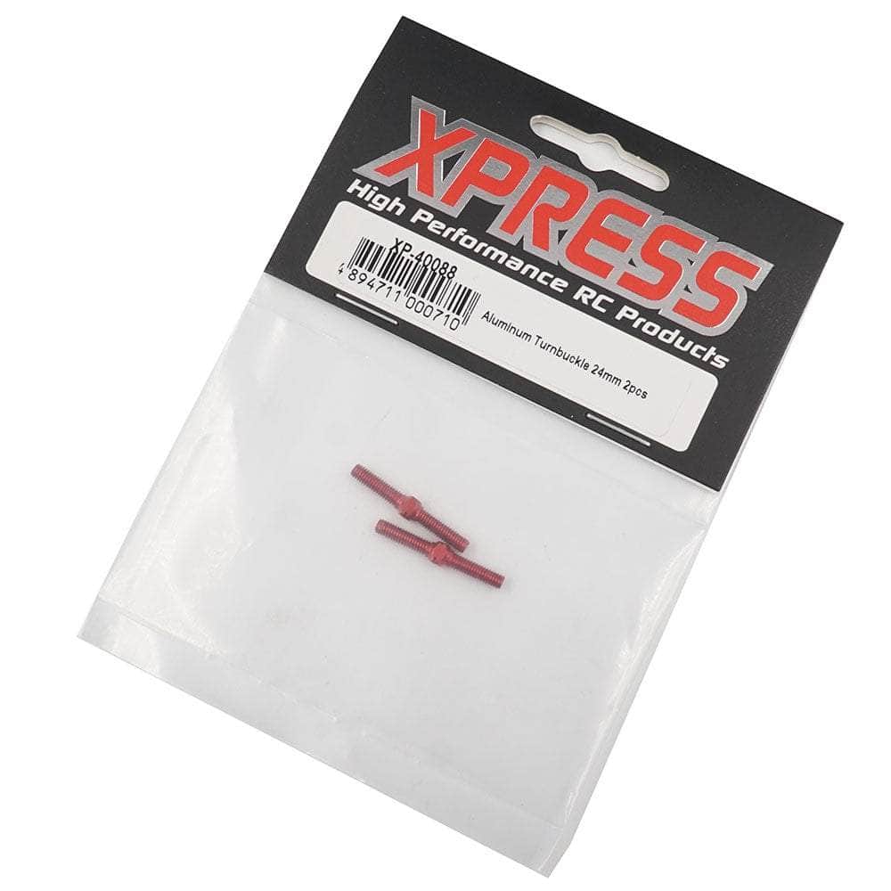 XP-40088, 7075 Aluminum Turnbuckle 24mm 2pcs for fpv drones 1