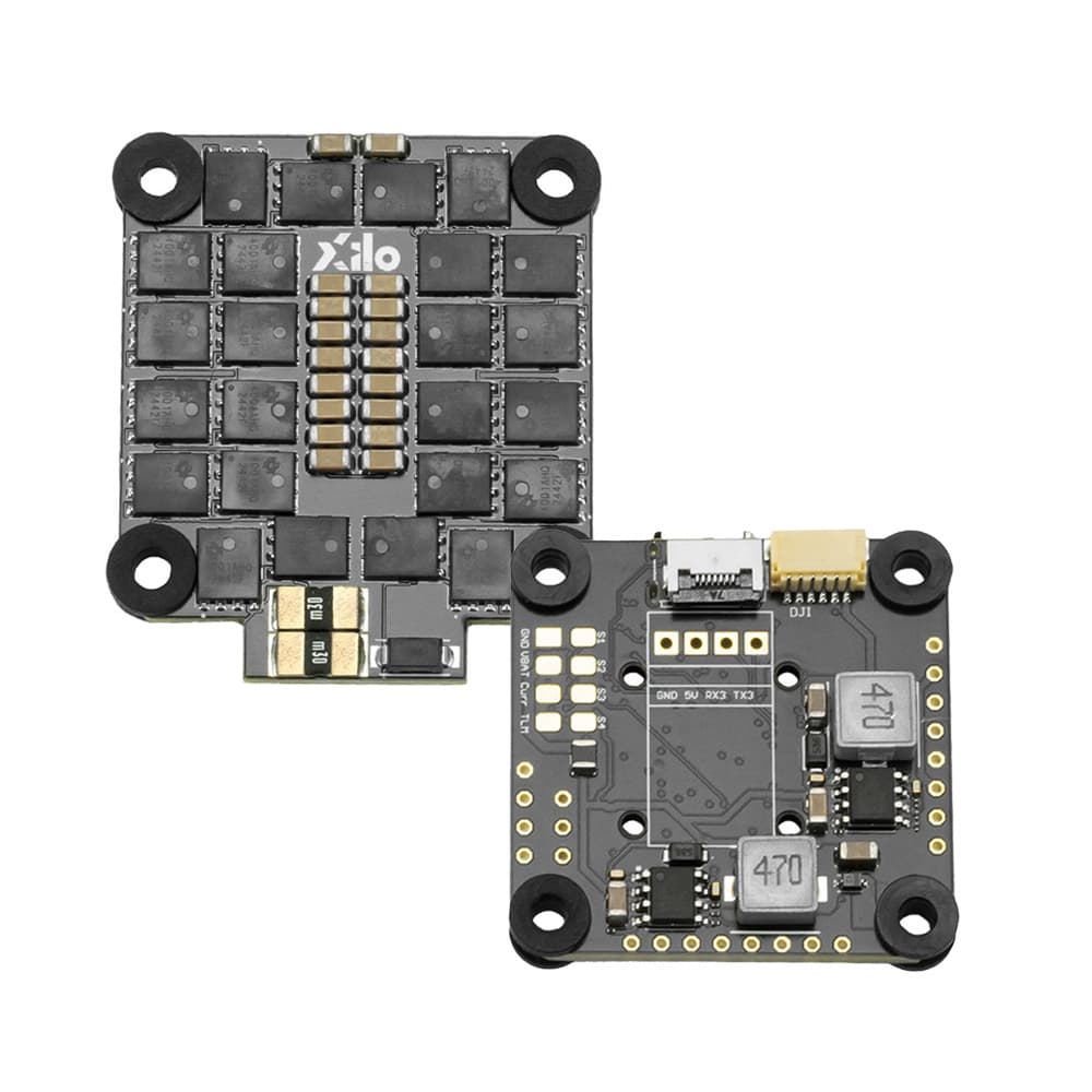 XILO Stax V3 Combo - F4 FC + 50A 3-6S AM32 4-in-1 ESC - 2 for fpv drones