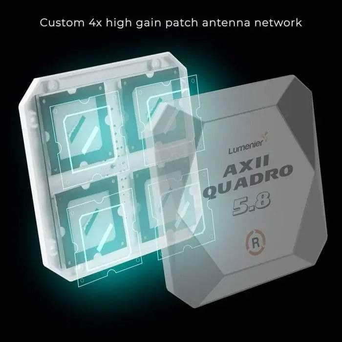 Lumenier AXII Quadro Patch 5.8GHz SMA Antenna - Choose Your Polarization for fpv drones 5