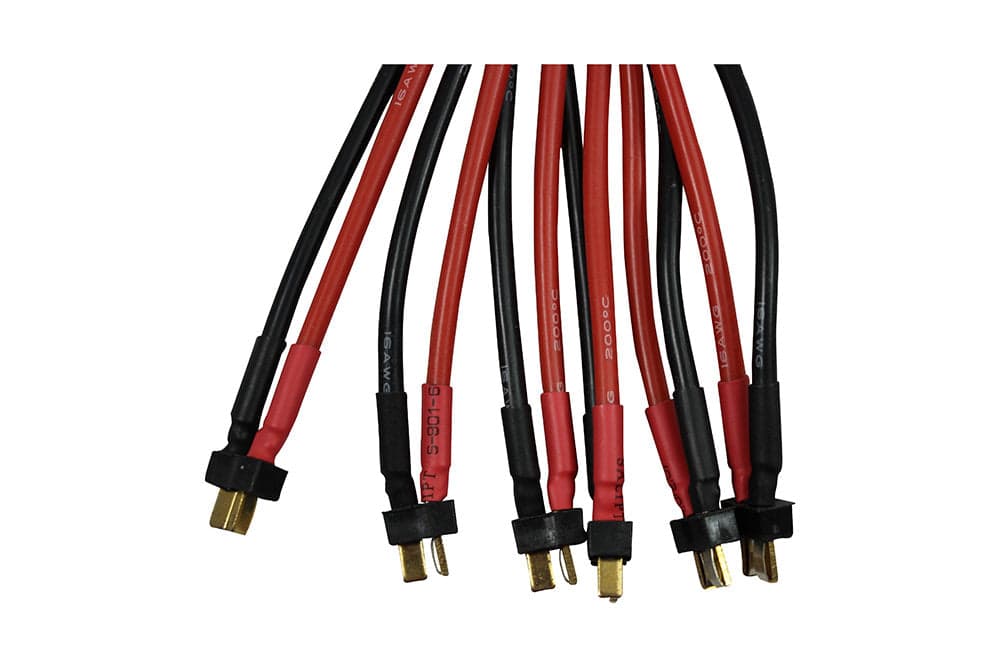 Parallel (6x) Mini T-Plug Charge Cable for fpv drones 1