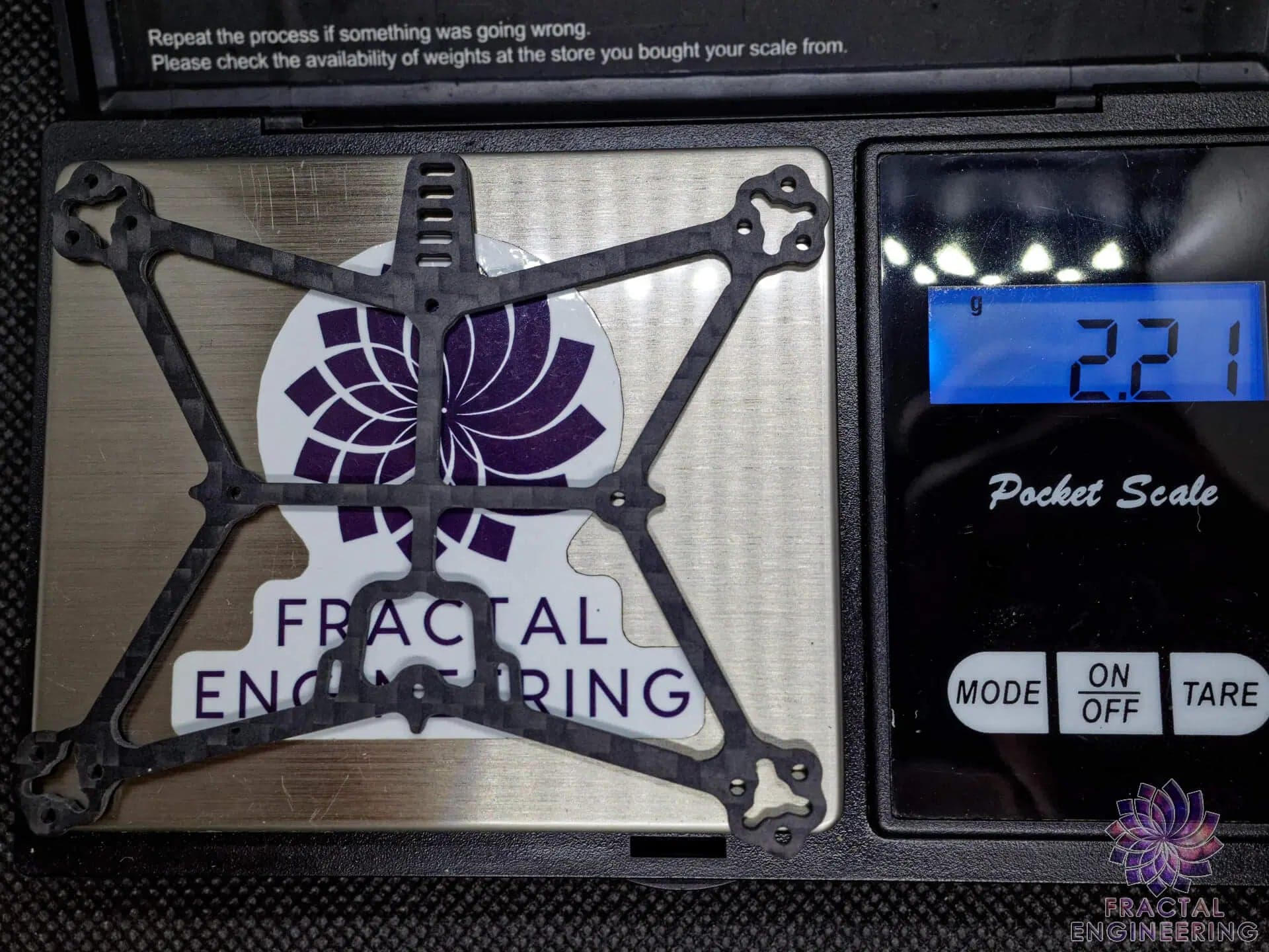 Fractal 75 Pro Max© Frame Kit for fpv drones 2