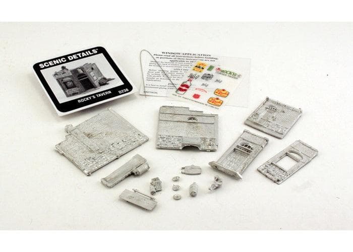 Woodland Scenics D238 HO Rocky's Tavern Structure Kit for fpv drones 1
