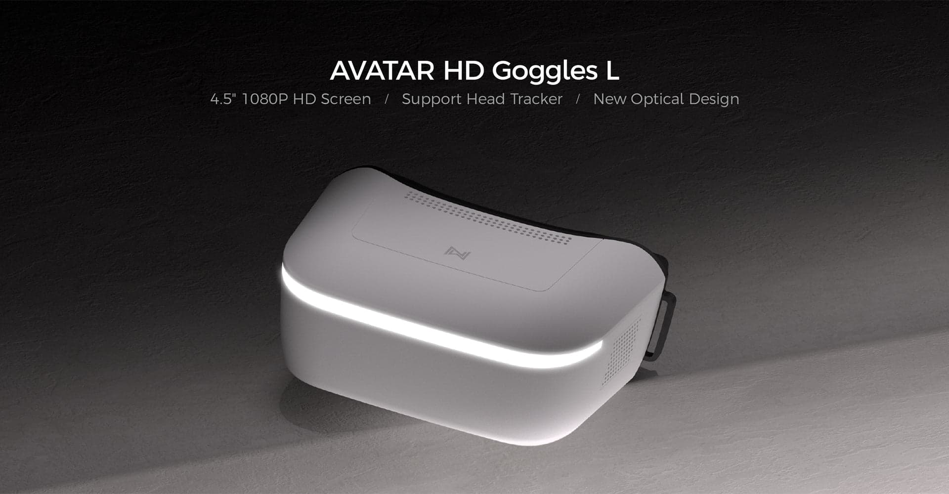 Walksnail Avatar HD Goggles L with GM3 Head-Tracking Gimbal - Digital FPV for fpv drones 4