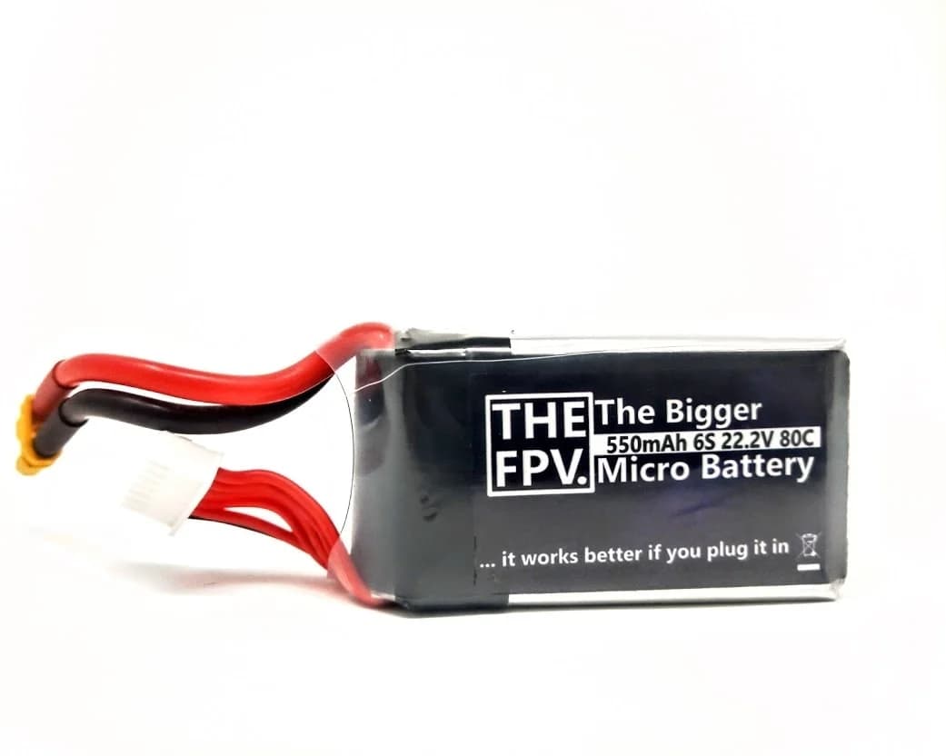 TheFPV 550mAh 6S 80C 22.2V Micro Battery XT30 for fpv drones