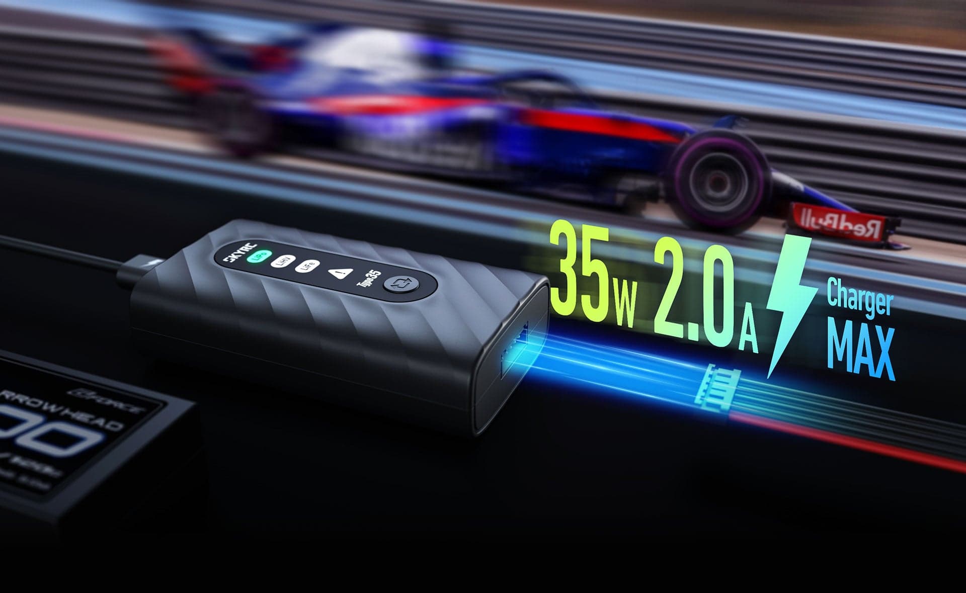 SkyRC Type35 PD-Powered 2–4S Lithium Battery Charger for fpv drones 5