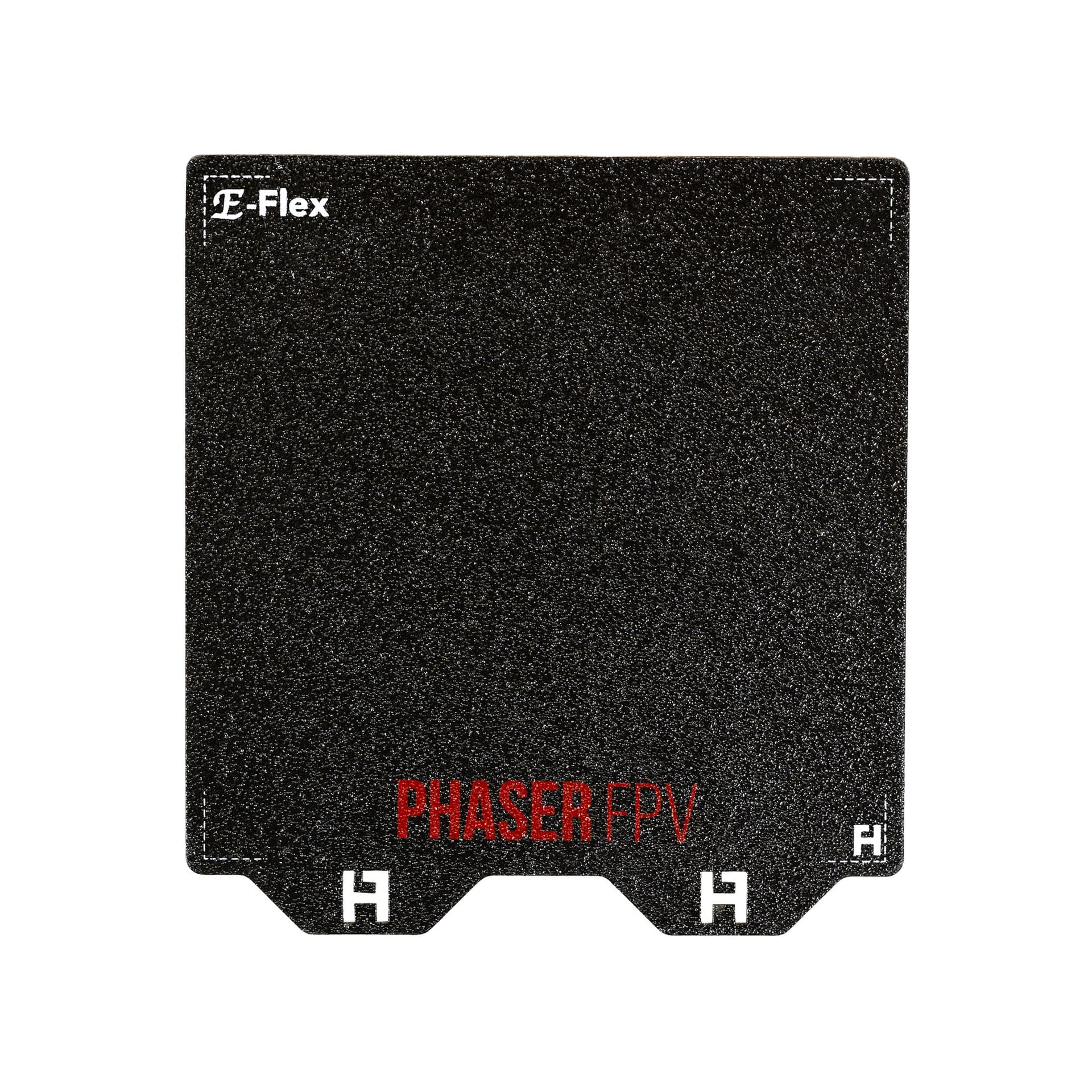 Energetic 120x120mm DOUBLE SIDED Textured Black PEI PRO Spring Steel Sheet (Suits Voron 0.1mm) for fpv drones 1