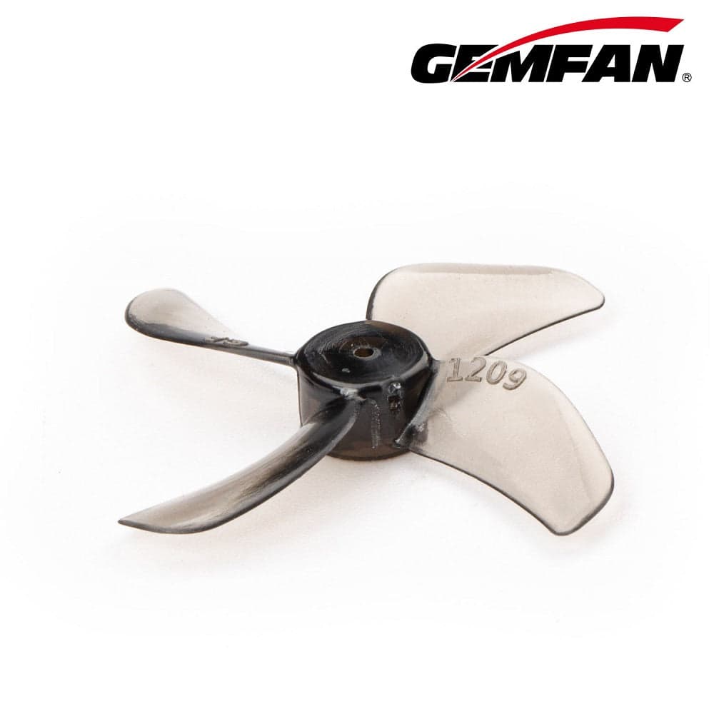 Gemfan 1209-4 31MM Quad blade 1mm Shaft (4CW+4CCW) Poly Carbonate - Choose Color for fpv drones 1