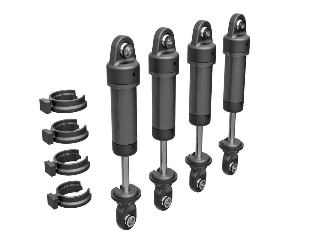 Traxxas 9764-GRAY TRX-4M Aluminum GTM Shocks (4) GRAY (without Springs) for fpv drones