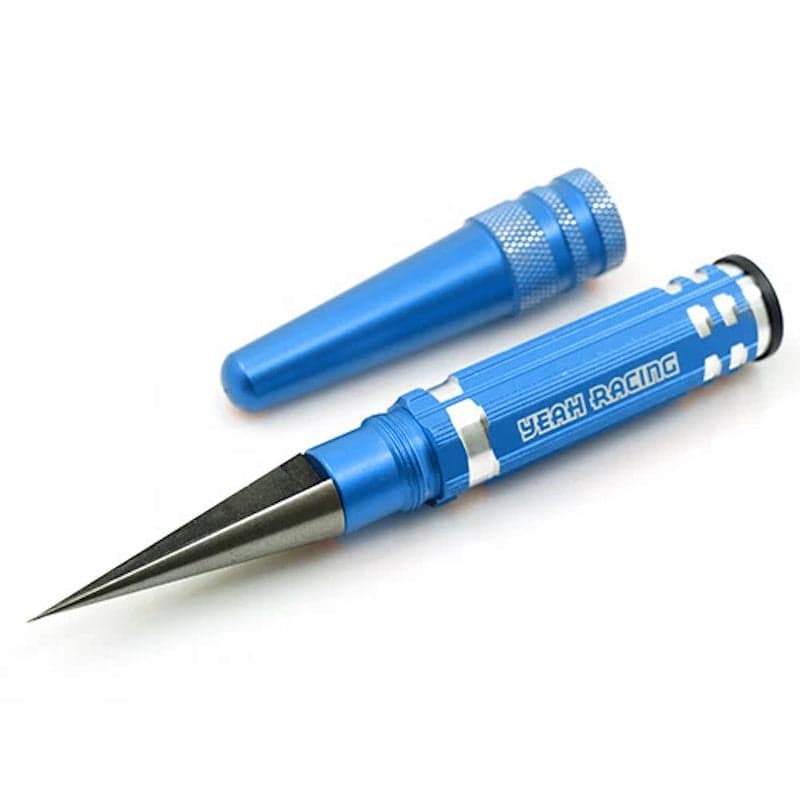 Yeah Racing YT-0178BU Aluminum Body Mounting Hole Reamer 0-14mm Blue for fpv drones