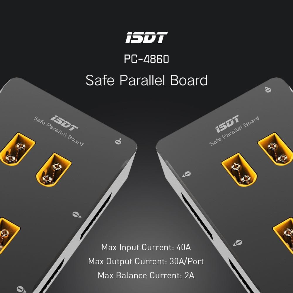 iSDT PC-4860 1-8S Safe Parallel Board XT60 Plug Parallel Balance Charging Board for fpv drones 2