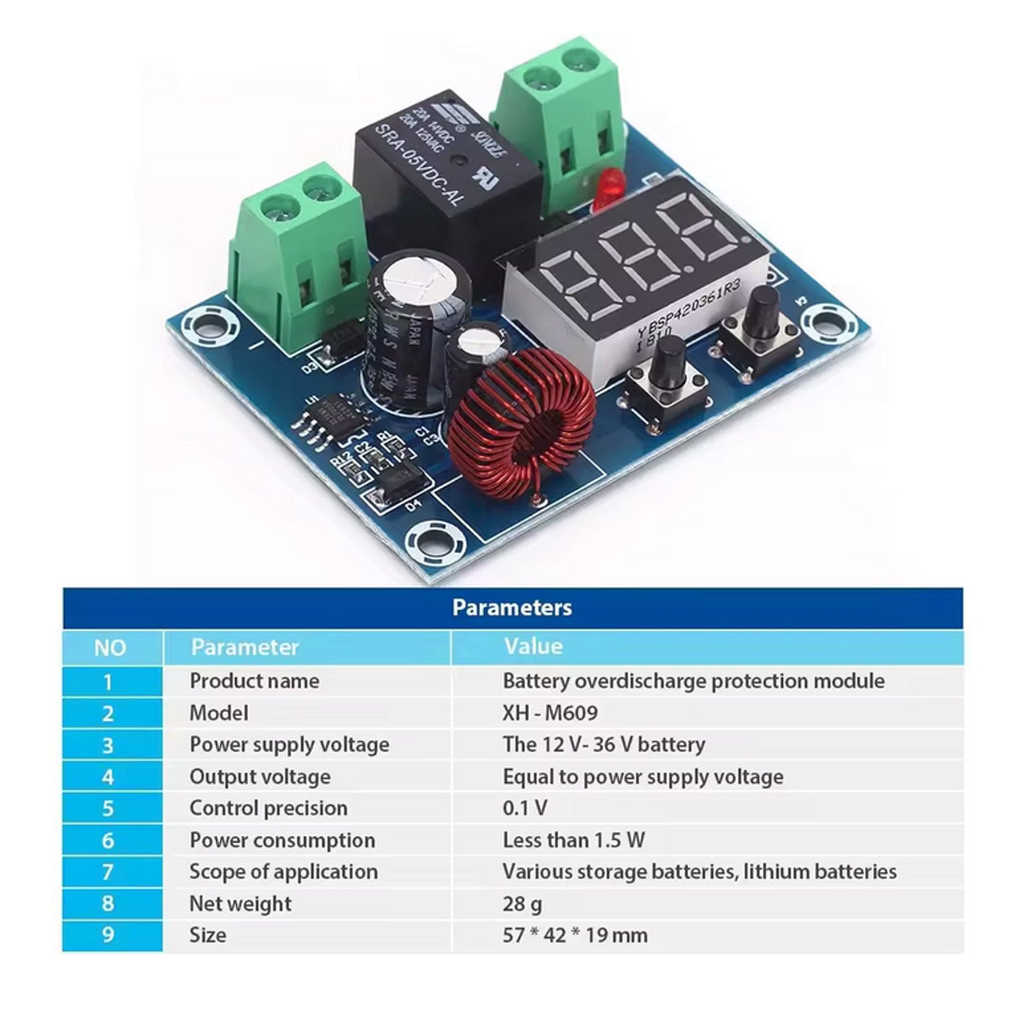 XH-M609 Protection Module for Batteries for fpv drones 4