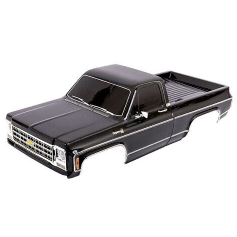 Traxxas 9212X Body Chevrolet K10 Truck (1979), Black (Painted, Decals Applied) for fpv drones