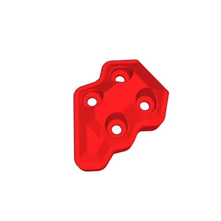 FlyFishRC Volador 5 Arm Guards 3D print TPU red (4 pieces) for fpv drones