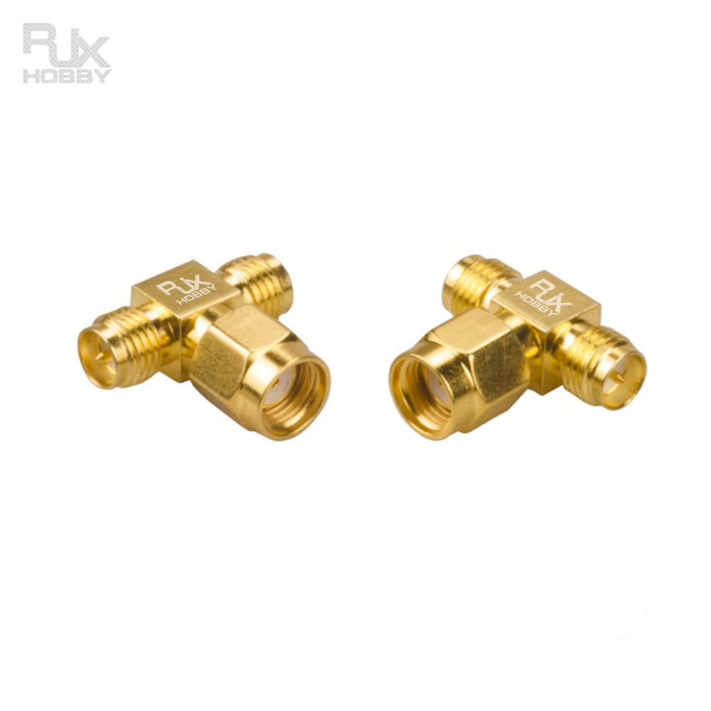 3-weg RP-SMA (Female) naar 2 Dual RP-SMA (Female) Adapter (2 stuks) for fpv drones 1