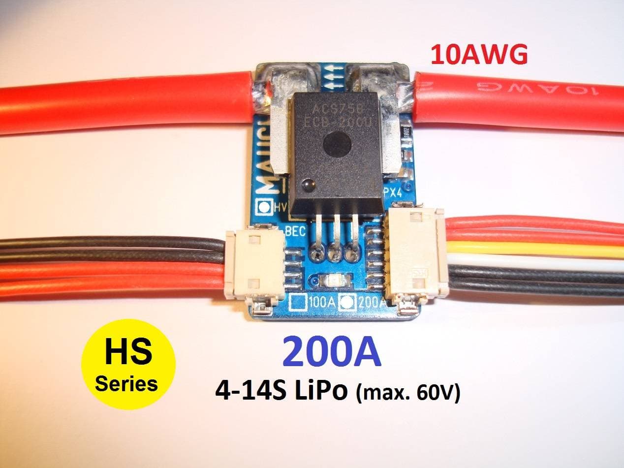 Mauch MH076 HS-200-HV Current Sensor Board for fpv drones 7