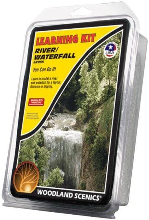 Woodland Scenics LK955 N/HO River/Waterfall Learning Kit Train Scenery for fpv drones