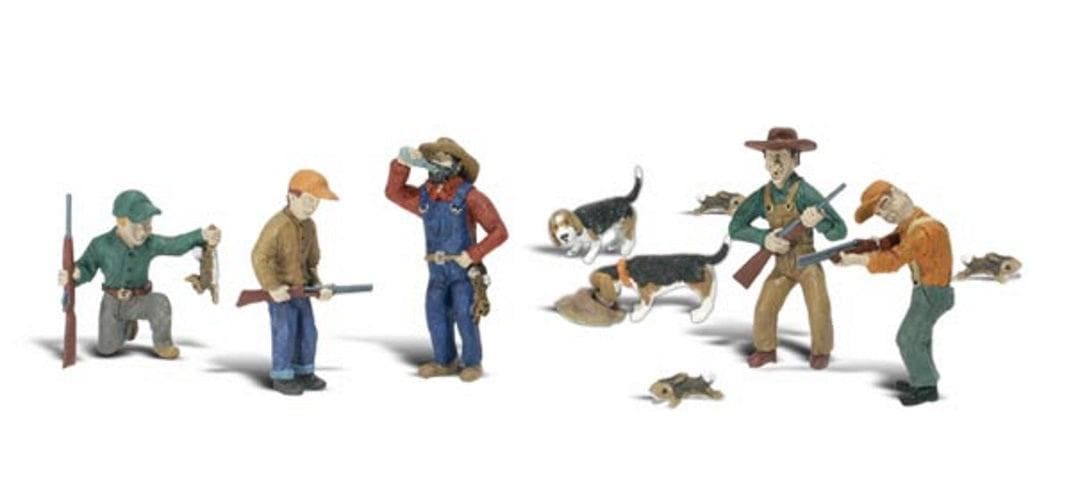 Woodland Scenics A1903 HO Scale Rabbit Hunt for fpv drones