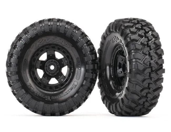 Traxxas 8179 Mounted Tires / Wheels (2) Canyon Trial TRX-4 for fpv drones