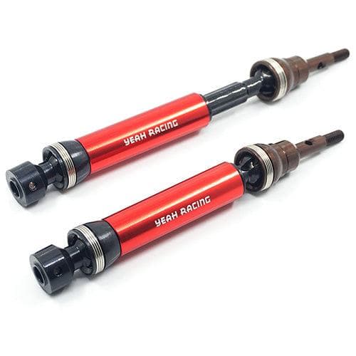 Yeah Racing Tool Steel Front Universal Drive Shaft Red TRA Slash 4X4 /Stampede for fpv drones
