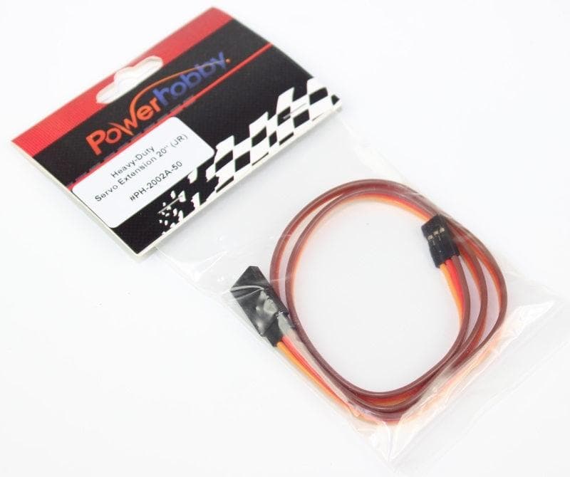 Powerhobby 20" Heavy Duty Servo Extension JR Connector / Plug for fpv drones 2