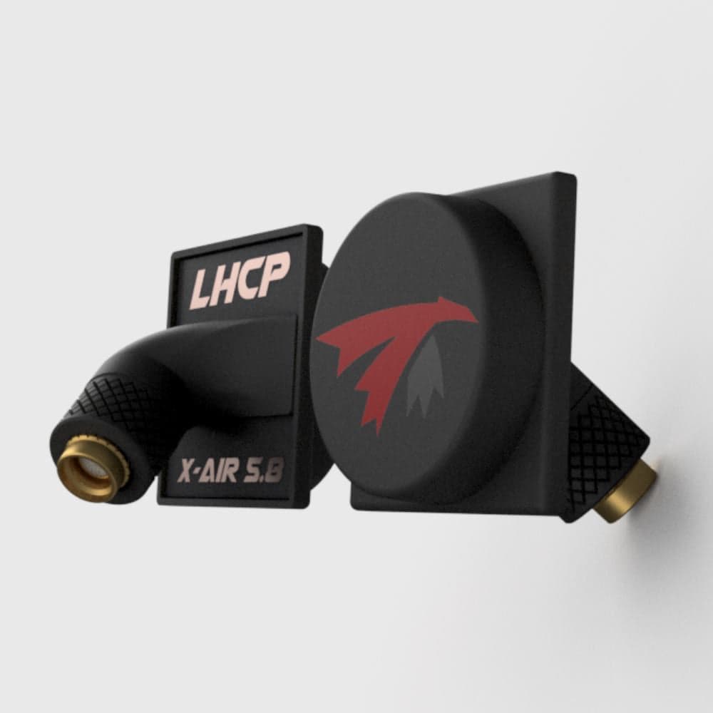 TrueRC X-AIR MK II 5.8GHz Patch Antenna Pair for Walksnail Avatar HD Goggles X - LHCP for fpv drones