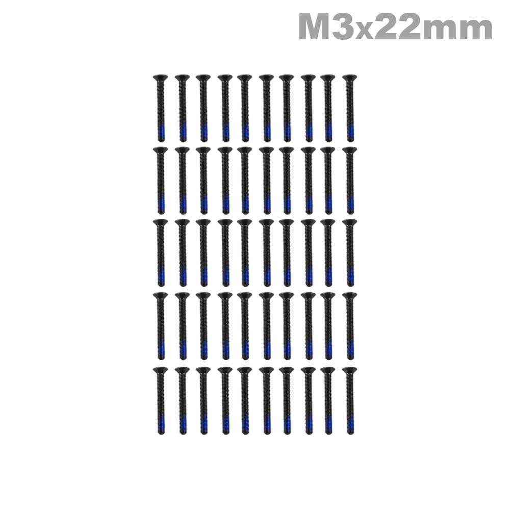 M3x22 Verzonken Schroef (50 stuks) - ZWART for fpv drones